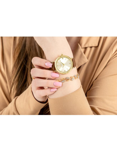 Zegarek damski giewont sapphire złoty gw5390-a3