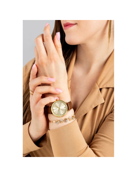 Zegarek damski giewont sapphire złoty gw5390-a3