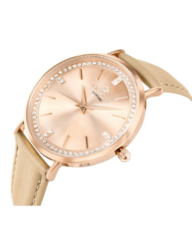 Zegarek damski giewont sapphire różowe złoto gw5390-a5