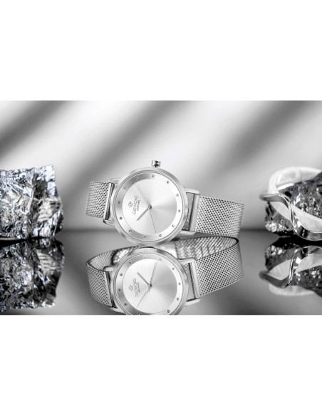 Zegarek damski giewont sapphire srebrny gw4130-b1