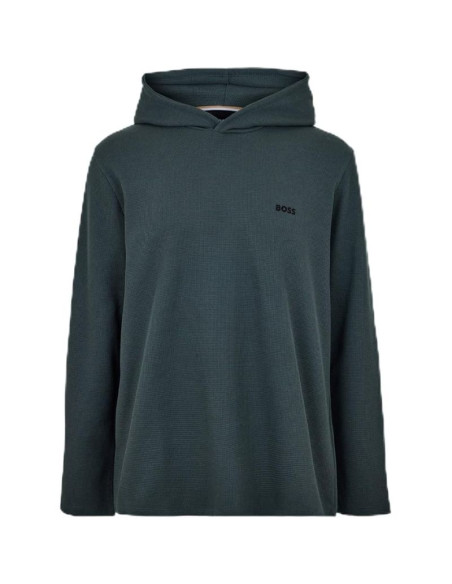 Boss nightwear waffle open green (50535885-345)