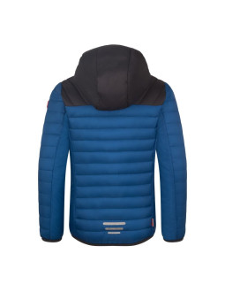 Kurtka trollkids eikefjord ultra-light polyfiber alpejski niebieski/czarny/promienny czerwony/kasztanowy (463-144) 2