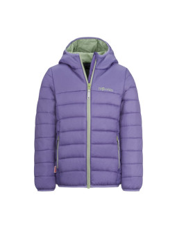 Kurtka ultralekka przejściowa dziecięca dla dziewczynki trollkids girls eikefjord jacket lilac/pistachio green (464-118)