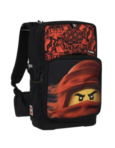 Plecak szkolny dziecięcy do przedszkola czerwony 18l lego ninjago optimo plus  - 20222-2302