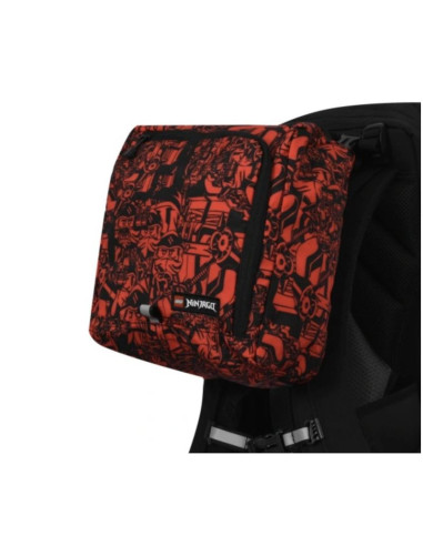 Plecak szkolny dziecięcy do przedszkola czerwony 18l lego ninjago optimo plus  - 20222-2302