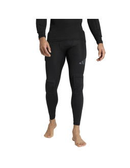 Legginsy bramkarskie męskie adidas padded goalkeeper baselayer long czarne jz9224