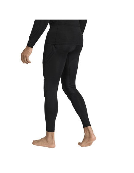 Legginsy bramkarskie męskie adidas padded goalkeeper baselayer long czarne jz9224