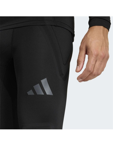 Legginsy bramkarskie męskie adidas padded goalkeeper baselayer long czarne jz9224
