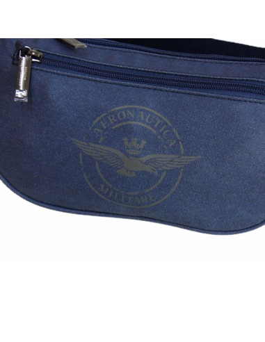 Saszetka nerka biodrowa aeronautica militare niebieska - am-330-navy