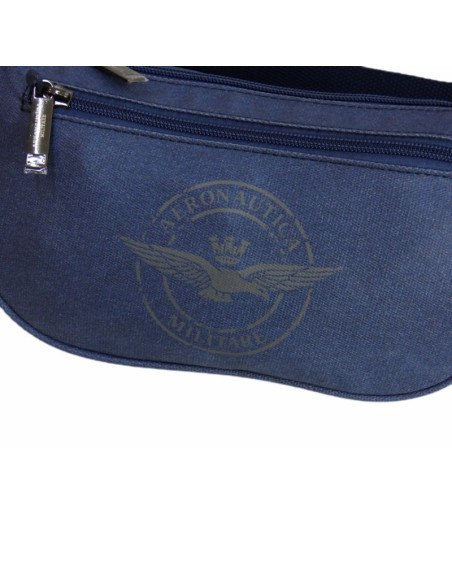 Saszetka nerka biodrowa aeronautica militare niebieska - am-330-navy