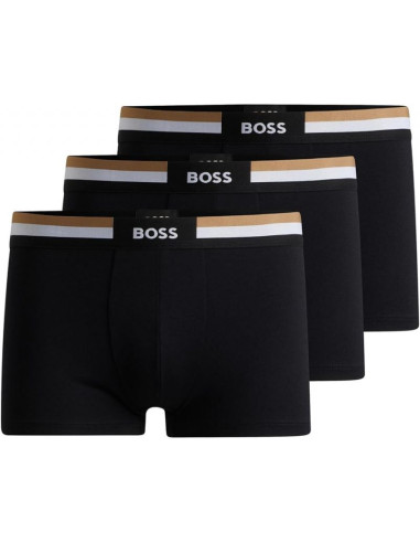 Zestaw bokserek męskich boss trunk 3p nero czarne (50516542-001)