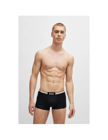 Zestaw bokserek męskich boss trunk 3p nero czarne (50516542-001)