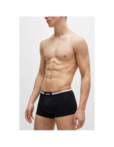 Zestaw bokserek męskich boss trunk 3p nero czarne (50516542-001)