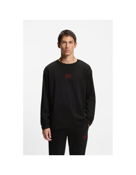 Koszulka męska hugo loungewear laze nero (50525229-001)