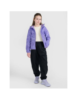 Kurtka softshell wiatroodporna membrana 5000 dziewczęca 4f 4fjraw25tsoff507-90a 2