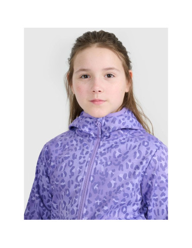 Kurtka softshell wiatroodporna membrana 5000 dziewczęca 4f 4fjraw25tsoff507-90a