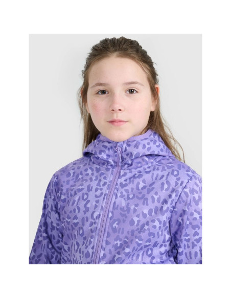 Kurtka softshell wiatroodporna membrana 5000 dziewczęca 4f 4fjraw25tsoff507-90a