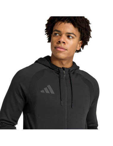Bluza męska adidas tiro 26 travel sweat hoodie czarna kf6075