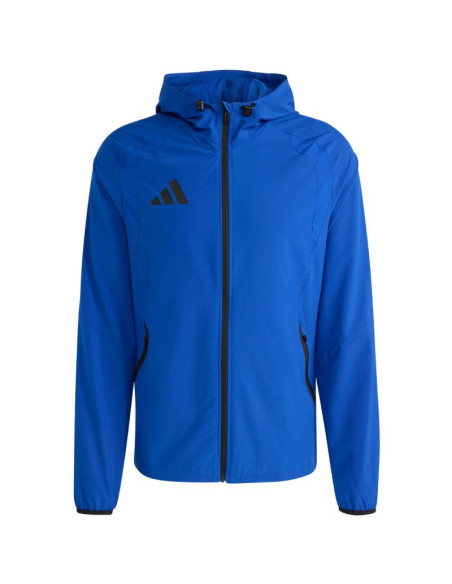 Kurtka męska adidas tiro 26 travel windbreaker niebieska kd3335