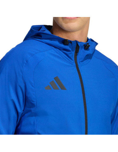Kurtka męska adidas tiro 26 travel windbreaker niebieska kd3335