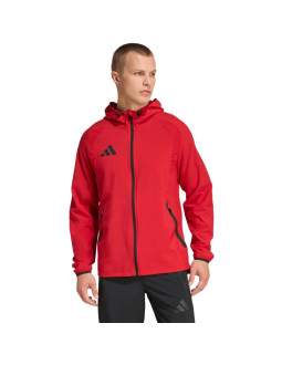 Kurtka męska adidas tiro 26 travel windbreaker czerwona kd3337