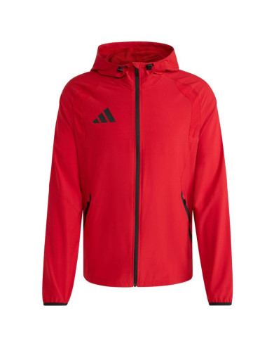 Kurtka męska adidas tiro 26 travel windbreaker czerwona kd3337