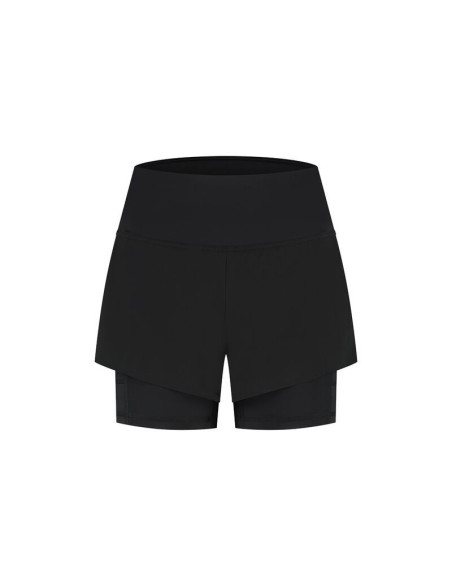 Rogelli spodenki damskie 2w1  distance czarne m