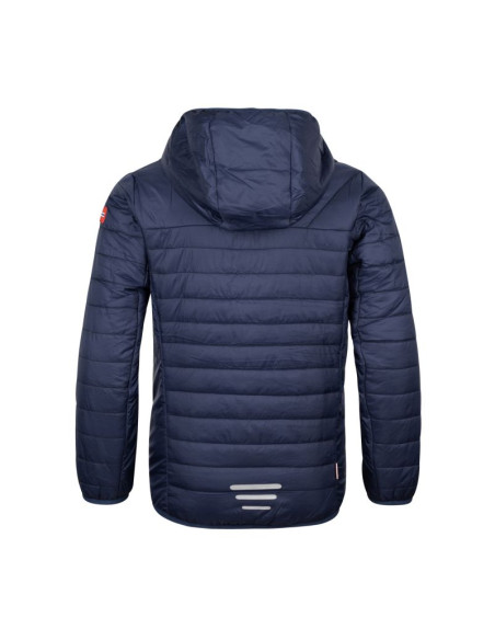 Kurtka ultralekka przejściowa dziecięca dla chłopca/dziewczynki trollkids kids eikefjord jacket navy/bright green (463-100)