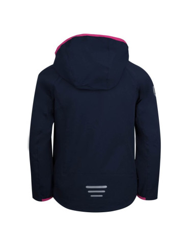 Kurtka z rozciągliwym stretchem dziecięca dla dziewczynki trollkids girls kvalvika jacket navy/magenta (329-114)