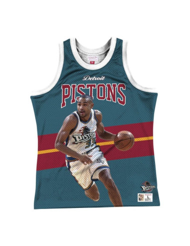 Koszulka bezrękawnik mitchell & ness nba detroit pistons grant hill