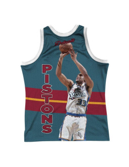 Koszulka bezrękawnik mitchell & ness nba detroit pistons grant hill 2