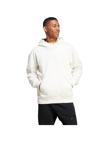 Bluza męska adidas all szn fleece hoodie biała iy4121