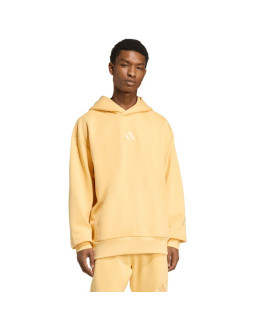 Bluza męska adidas all szn fleece hoodie żółta kt3105