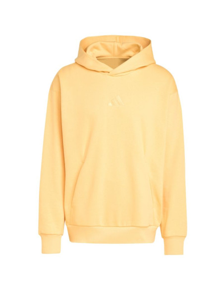 Bluza męska adidas all szn fleece hoodie żółta kt3105