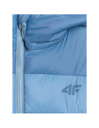 Kurtka puchowa z wypełnieniem syntetycznym chłopięca 4f 4fjraw25tdjam0770-32s