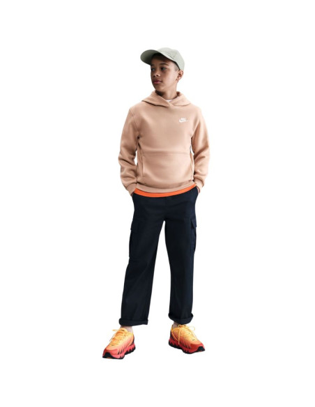 Bluza dla dzieci nike sportswear club fleece beżowa fd3000 200