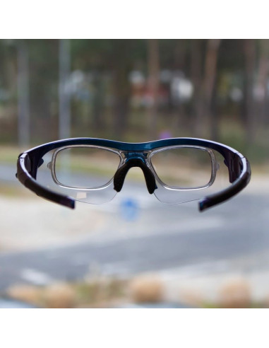 Okulary rowerowe rockbros 10069 fotochromowe uv400 - niebieskie