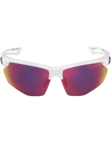 Alpina okulary na rower nylos hr  biało-fioletowe szkło fioletowe lustro cat.3