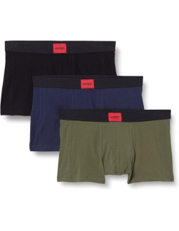 Bokserki męskie hugo trunk 3 pak majtki bawełniane dopasowany krój bielizna