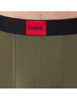 Bokserki męskie hugo trunk 3 pak majtki bawełniane dopasowany krój bielizna 2