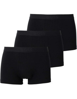 Bokserki męskie boss trunk 3 pak majtki bawełniane dopasowany krój bielizna (50544263-002)