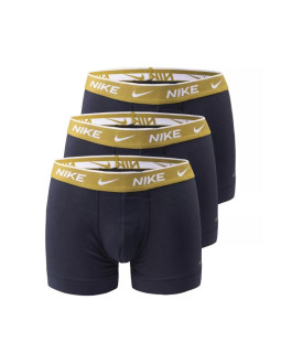 Męskie bokserki majtki nike trunk 3pk komplet 3 par czarne - 0000ke1008-hx0