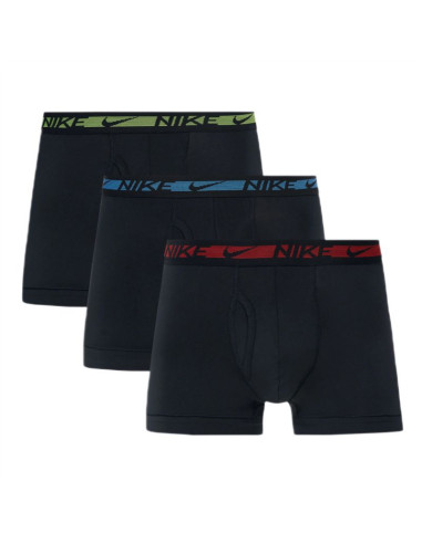 Bokserki męskie nike dri-fit trunk 3pk komplet 3 pary - 0000ke1152-9v5
