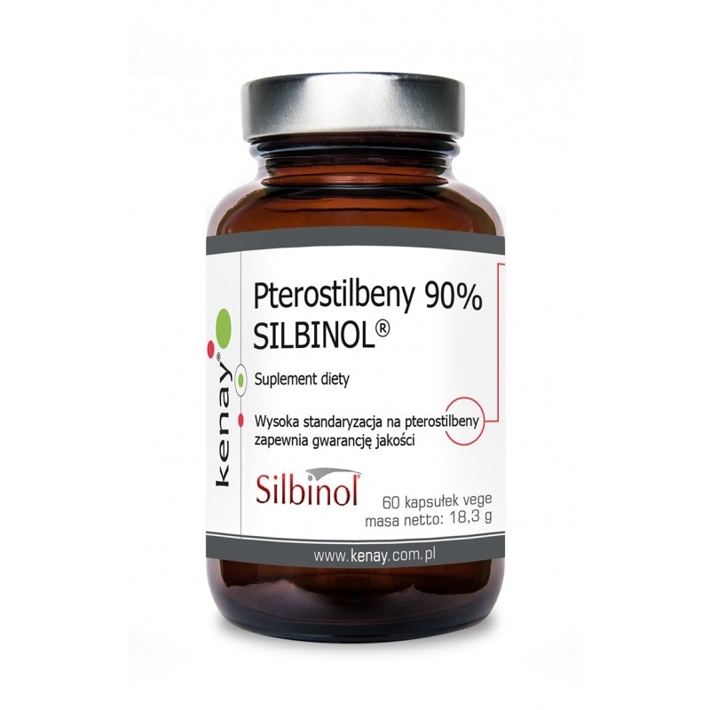 Pterostilbeny 90% Silbinol® (60 kaps.)