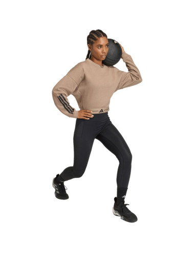 Bluza damska adidas hyperglam beżowa kq5197