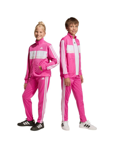 Dres dla dzieci adidas seasonal essentials tiberio 3-stripes tricot różowy ks5519