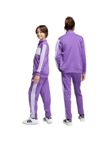 Dres dla dzieci adidas seasonal essentials tiberio 3-stripes fioletowy kc2125
