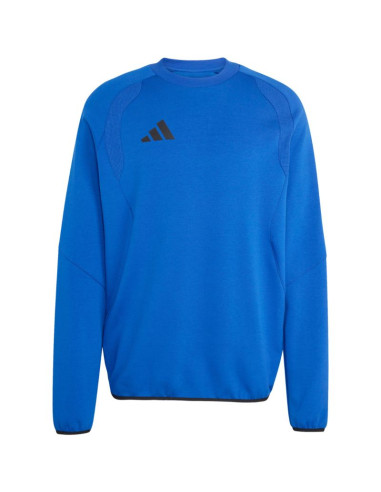 Bluza męska adidas tiro 26 travel crew niebieska kd1146