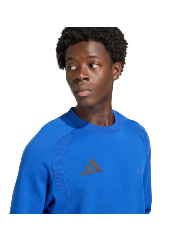 Bluza męska adidas tiro 26 travel crew niebieska kd1146