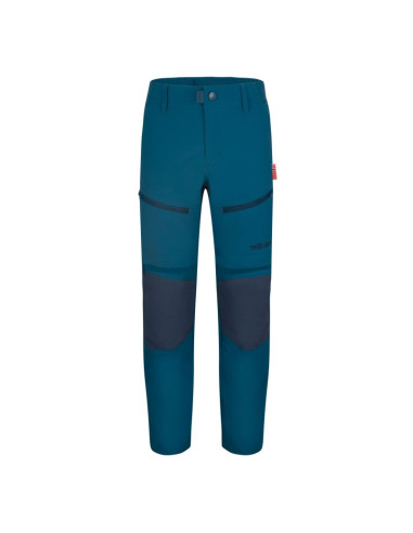 Spodnie trollkids nordfjord slim fit zip-off niebieski madeirowski (853-102)